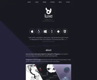 Luxeengine.com(Luxeengine) Screenshot