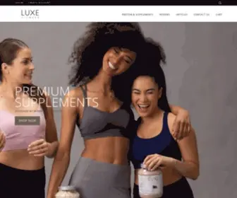 Luxefitness.com(LUXE Fitness) Screenshot