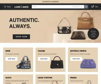 Luxegance.com(Luxegance) Screenshot