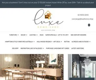 Luxehome.shop(Buy Luxury Furniture Online in NSW) Screenshot