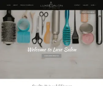 Luxelakemary.com(Luxe Salon) Screenshot