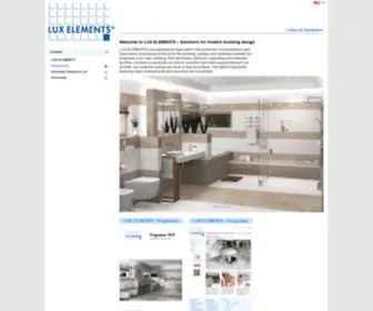 Luxelements.com(LUX ELEMENTS) Screenshot
