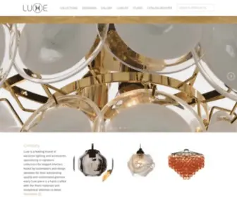 Luxelightandhome.com(Luxe Light & Home) Screenshot