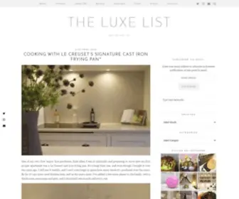 Luxelist.me(The Luxe List) Screenshot