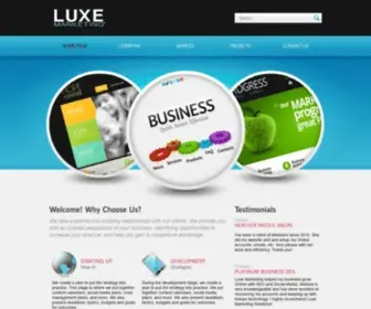 Luxemarketingsolutions.com(Marketing Solutions and Services Marketing Solutions with Results) Screenshot