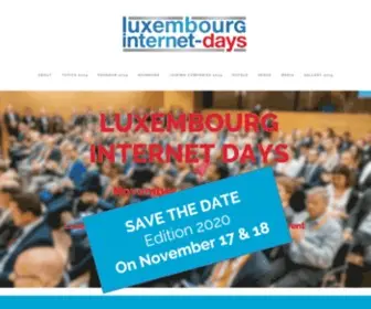Luxembourg-Internet-Days.com(Luxembourg Internet Days) Screenshot