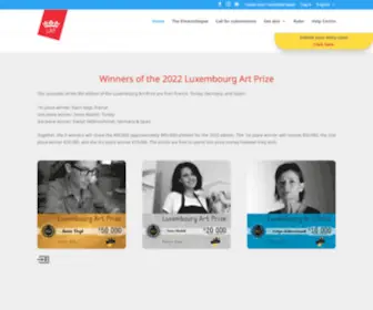 Luxembourgartprize.com Screenshot