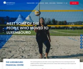 Luxembourgforfinance.com(Luxembourg for Finance) Screenshot