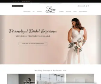 Luxemnroch.com(Luxe Bridal Boutique) Screenshot