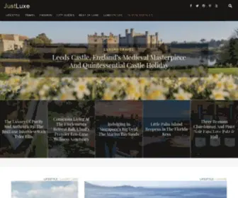 Luxemont.com(Luxury Guides & Reviews by JustLuxe) Screenshot