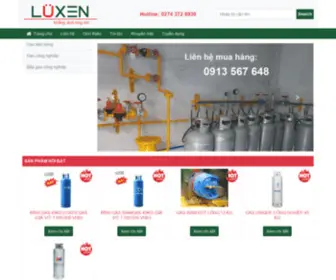 Luxen.com.vn(Gas công nghiệp) Screenshot