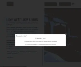 Luxeonmadison.com(Chicago West Loop Apartments for Rent) Screenshot