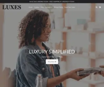 Luxesofficial.com(LUXES OFFICIAL) Screenshot