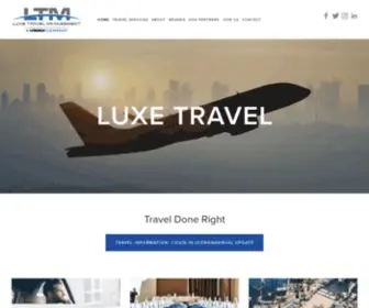 Luxetm.com(LUXE Travel) Screenshot