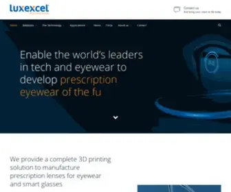 Luxexcel.com(Luxexcel's 3D Printed Prescription Lenses For Smart Glasses) Screenshot