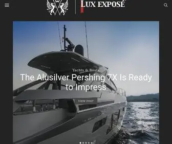 Luxexpose.com(A Curated Exposé into the World of Luxury) Screenshot