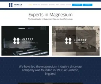 Luxferga.com(Luxfer Graphic Arts) Screenshot