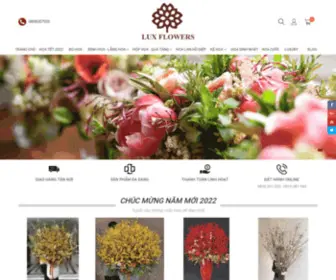 Luxflowers.vn(Shop hoa tươi nhập khẩu) Screenshot