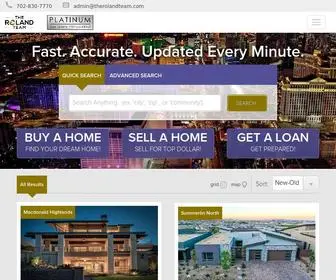 Luxhomeslv.com(5 Star Brokerage Las Vegas Homes For Sale) Screenshot