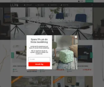 Luxi.se(Möbler i modern stil) Screenshot