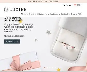 Luxiee.com(GIA Certified Diamonds) Screenshot