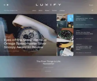 Luxify.de(The finer things in life) Screenshot