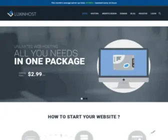 Luxinhost.com(Luxin Host Fast SSD Shared) Screenshot