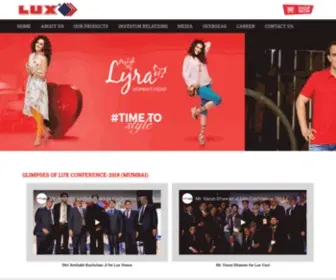 Luxinnerwear.com(Lux Innerwear) Screenshot