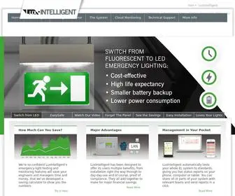 Luxintelligent.com(Cloud-connected emergency lighting) Screenshot