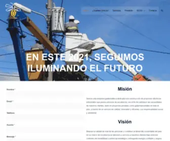 Luxiola.net(Empresas de Luz y Energía S.A) Screenshot