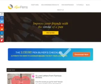 Luxipens.com(Luxipens-home) Screenshot