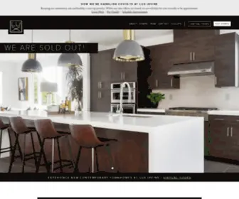 Luxirvine.com(Feel Luxuriously at Home. LUX) Screenshot