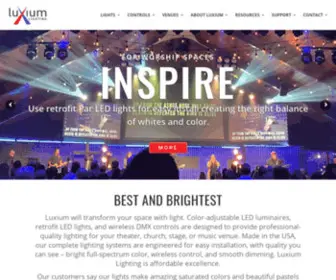 Luxiumlighting.com(Luxium Lighting) Screenshot