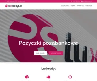 LuxKredyt.pl(%PAGE) Screenshot