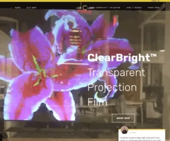 Luxlabs.co(Transparent Display Technology) Screenshot