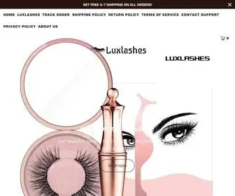 Luxlashshop.com(LuxEyeWearCo) Screenshot