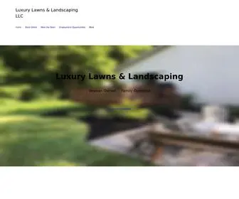 Luxlawnslandscaping.com(Luxury Lawns &Landscaping) Screenshot