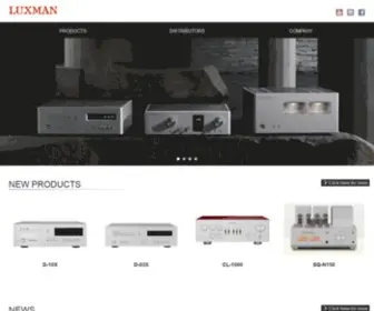 Luxman.com(Seeking higher sound quality) Screenshot