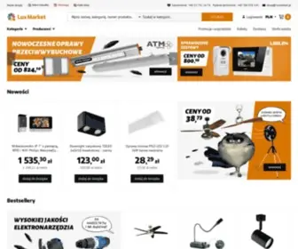 Luxmarket.pl(Oprawy oświetleniowe) Screenshot
