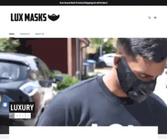 LuxmasksGlobal.com(Lux Masks) Screenshot