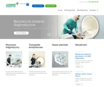 Luxmed-Diagnostyka.pl(Diagnostyka obrazowa lux med to najwyższej jakości badania) Screenshot