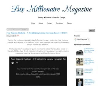 Luxmillionaire.com(Lux Millionaire) Screenshot