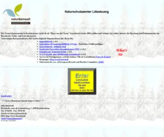 Luxnatur.lu(Naturschutzzenter) Screenshot