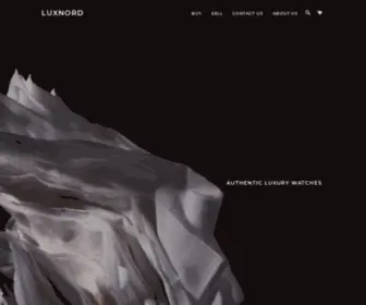 Luxnord.com(Luxury watches for men) Screenshot