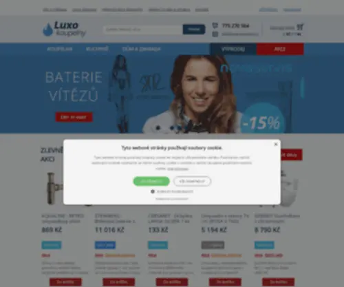 Luxo-Home.cz(LUXO KOUPELNY) Screenshot