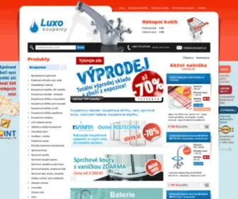 Luxo-Koupelny.cz(LUXO KOUPELNY) Screenshot