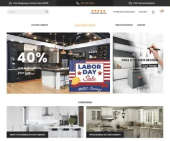 Luxodfurniture.com(We Make Buying Kitchen Cabinets Online Simple) Screenshot