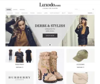 Luxodo.com(Designer-Fashion online) Screenshot