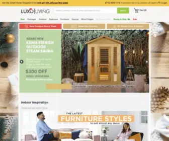 Luxoliving.com.au(Buy Furniture Online in Australia) Screenshot