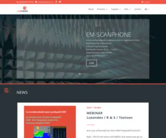 Luxondes.com(See the electromagnetic waves) Screenshot